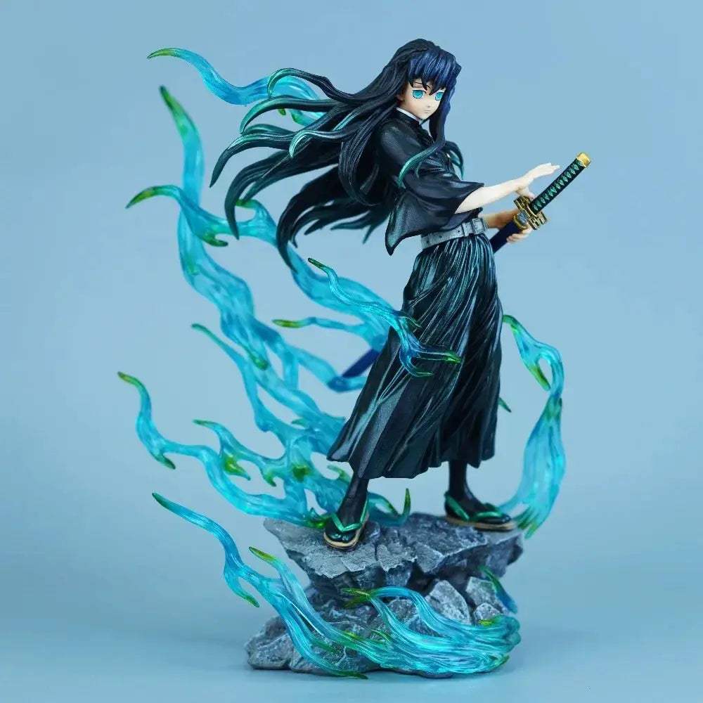 Tokito Muichiro Anime Figure, Demon Slayer Action Figurines PVC Statue Collectible 27 CM - ToylandEU