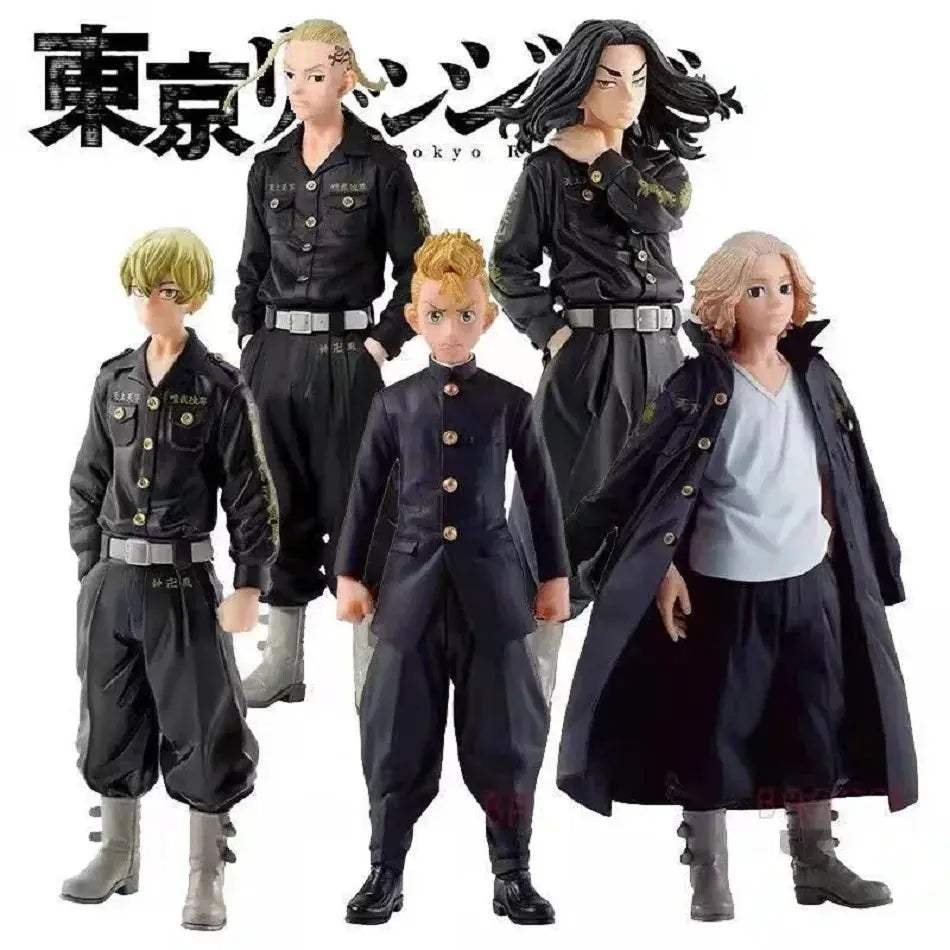 Tokyo Avengers Figures Set Five 18cm Martial Arts Gift - ToylandEU
