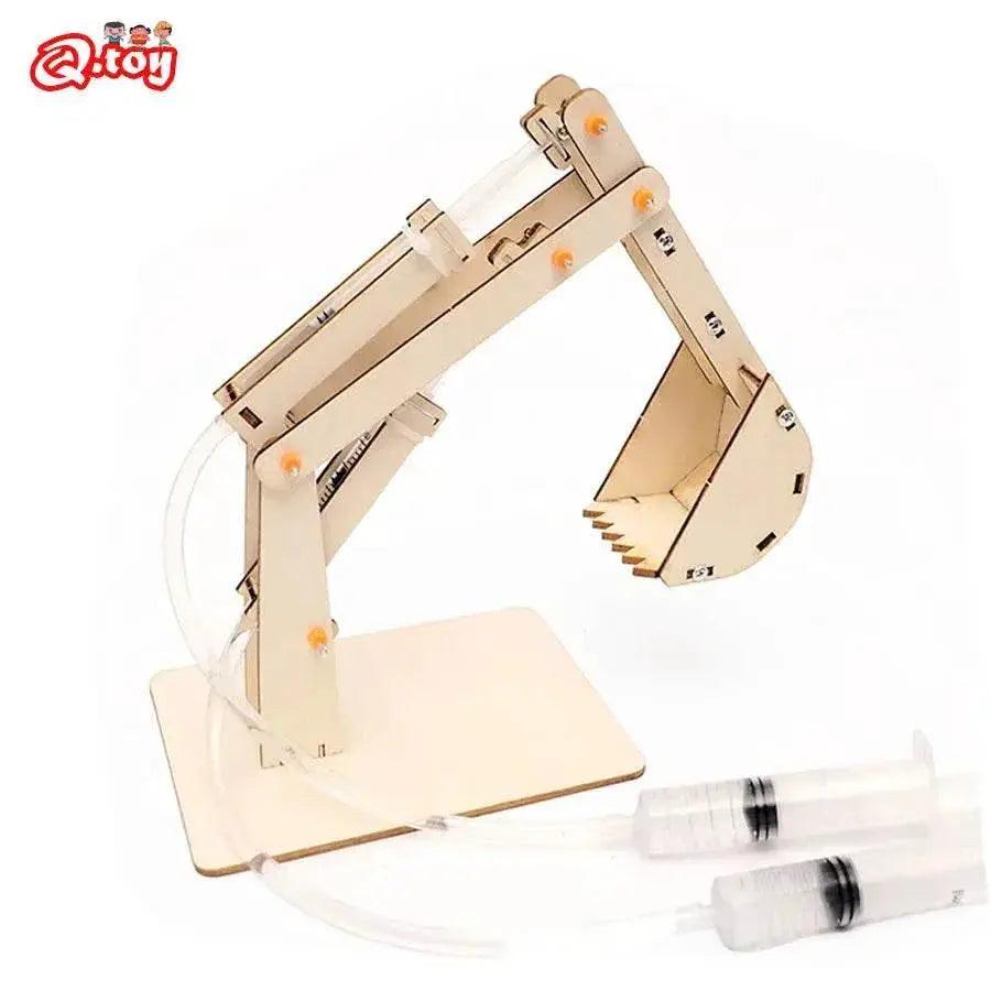  DIY Hydraulic Model Excavator Elevator Bulldozer STEM Tecnologia Science Toys Experimental Tool Kit Teaching Aids for Kids -  ToylandEU™