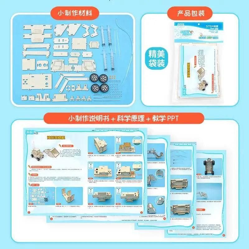  DIY Hydraulic Model Excavator Elevator Bulldozer STEM Tecnologia Science Toys Experimental Tool Kit Teaching Aids for Kids -  ToylandEU™
