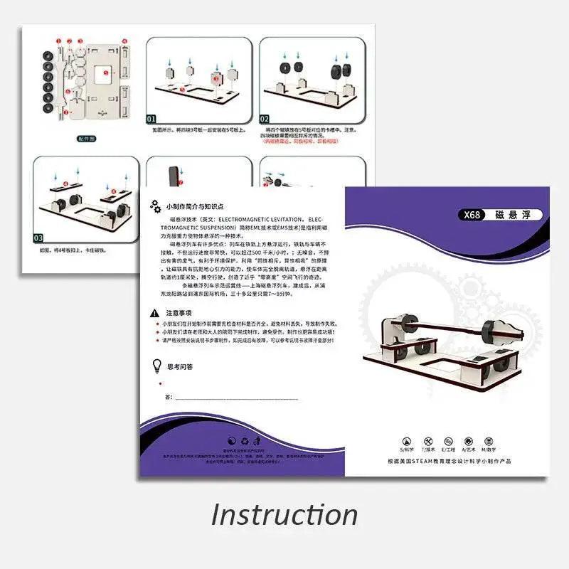  DIY Magnetic Suspension Model Kids STEM Science Toys Educational Experimental Tool Kit -  ToylandEU™