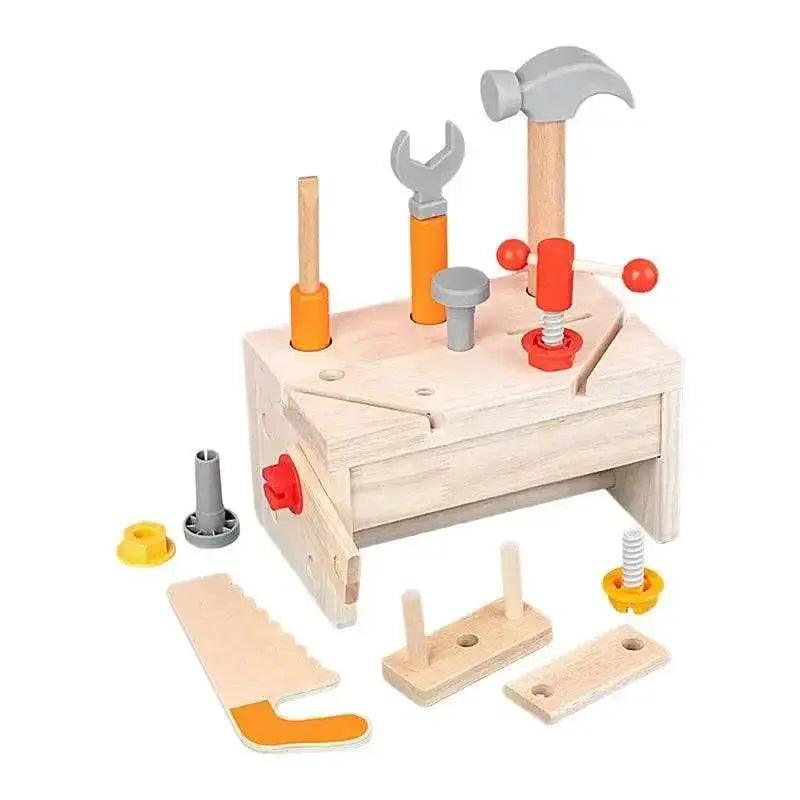  Montessori Inspired Wooden Toddler Tool Set 16 Piece For Creative Play And Imaginative Building -  ToylandEU™