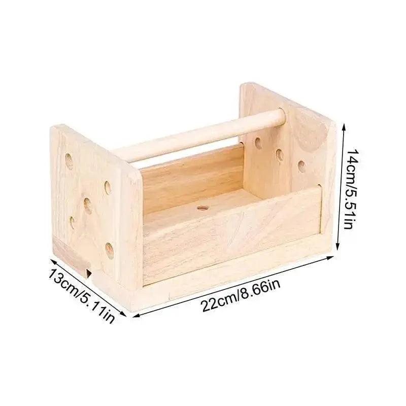 Montessori Inspired Wooden Toddler Tool Set 16 Piece For Creative Play And Imaginative Building -  ToylandEU™