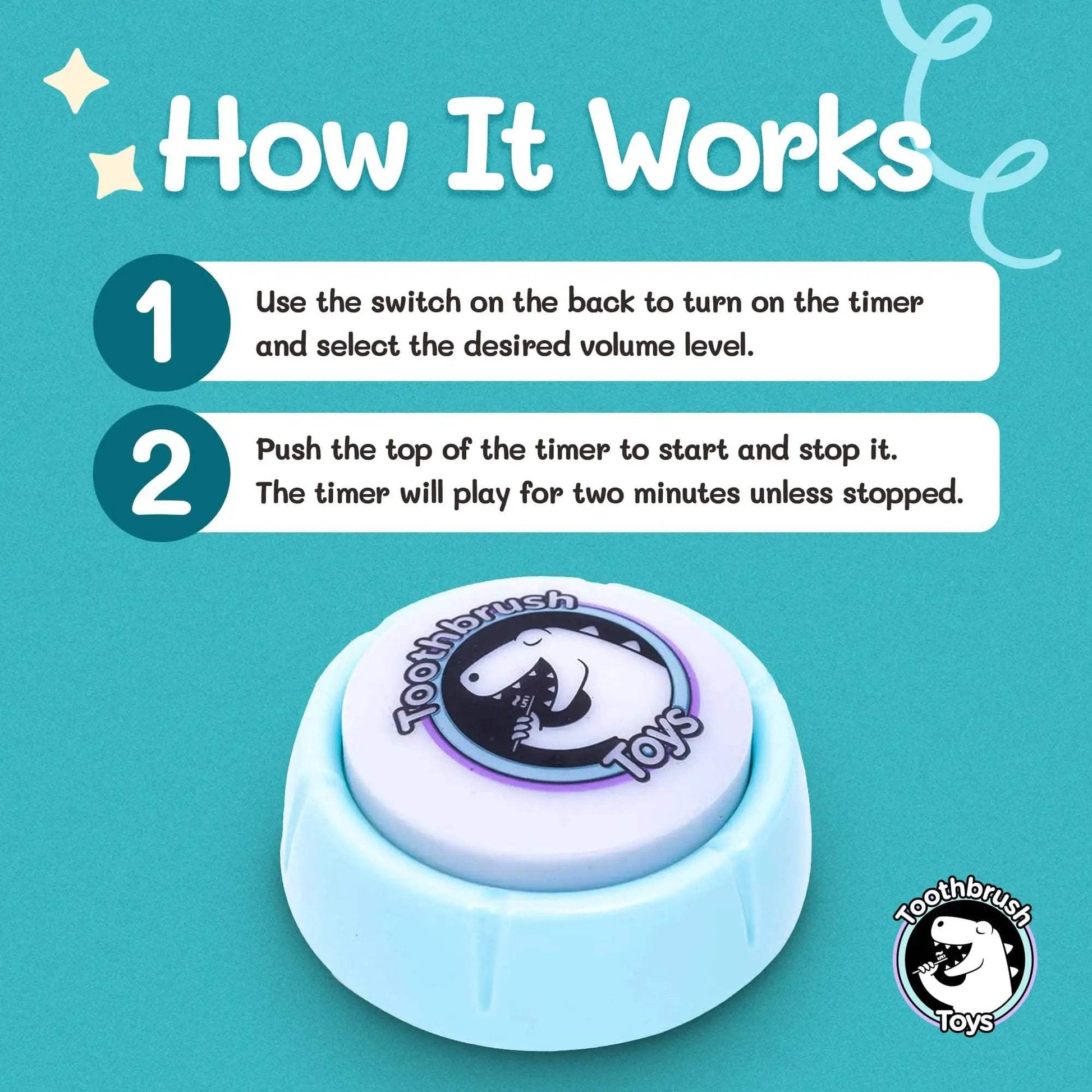 Toothbrush Toys Kids Toothbrush Timer – 2 Minute Fun - ToylandEU