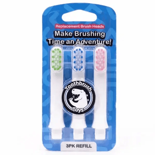 Toothbrush Toys Kids Toothbrush Replacement Heads 3-Pack - ToylandEU