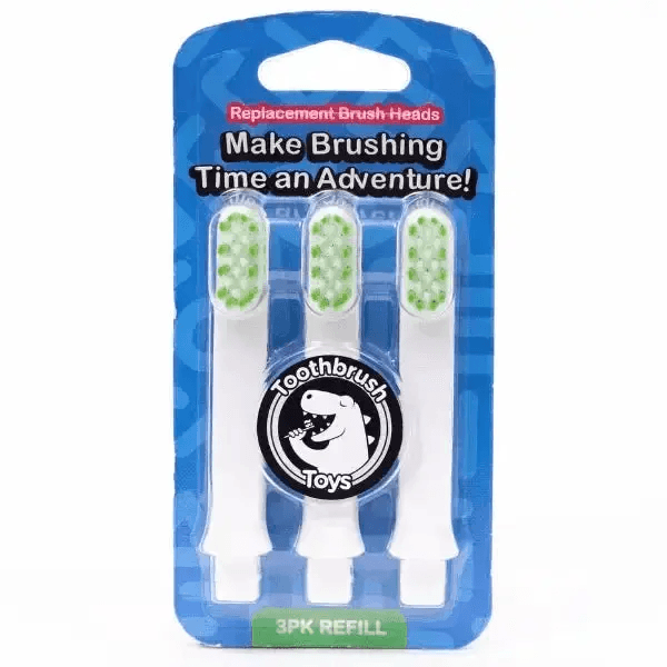 Toothbrush Toys Kids Toothbrush Replacement Heads 3-Pack - ToylandEU