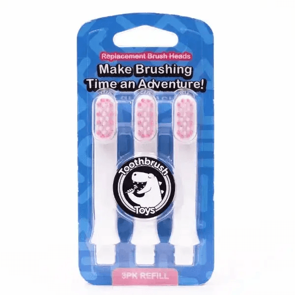 Toothbrush Toys Kids Toothbrush Replacement Heads 3-Pack - ToylandEU