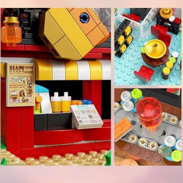 Top Building Blocks 4653 Piece City Street View For Kids - ToylandEU