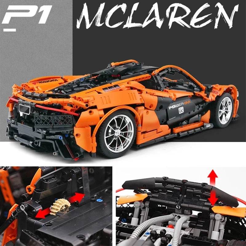 Top Building Blocks Remote Control P1 Hyper Car For Kids - ToylandEU
