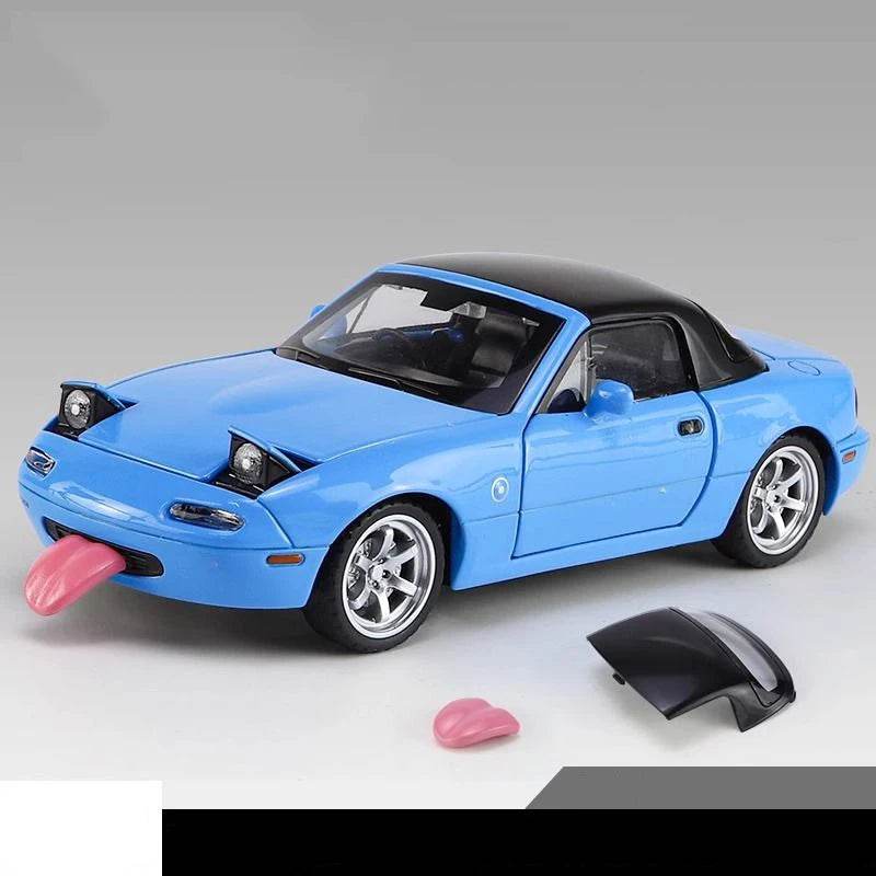 Top Diecast Mazda MX5 Car 1To32 Sound Light For Collectors - ToylandEU