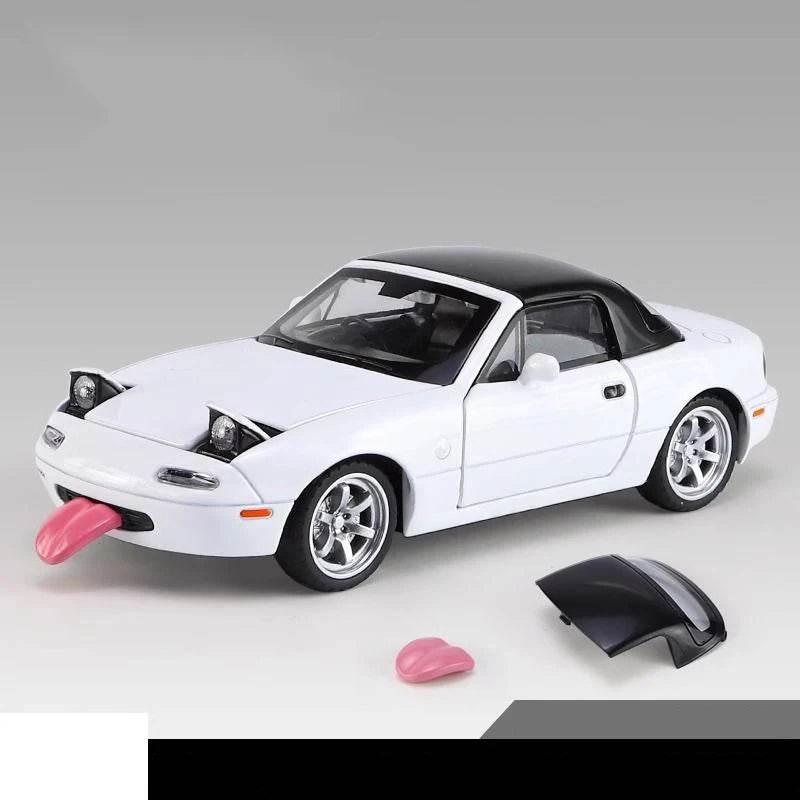Top Diecast Mazda MX5 Car 1To32 Sound Light For Collectors - ToylandEU