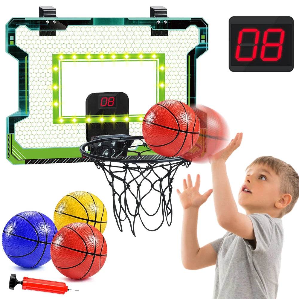 Top Mini Basketball Hoop With Electronic Scoreboard Kids - ToylandEU