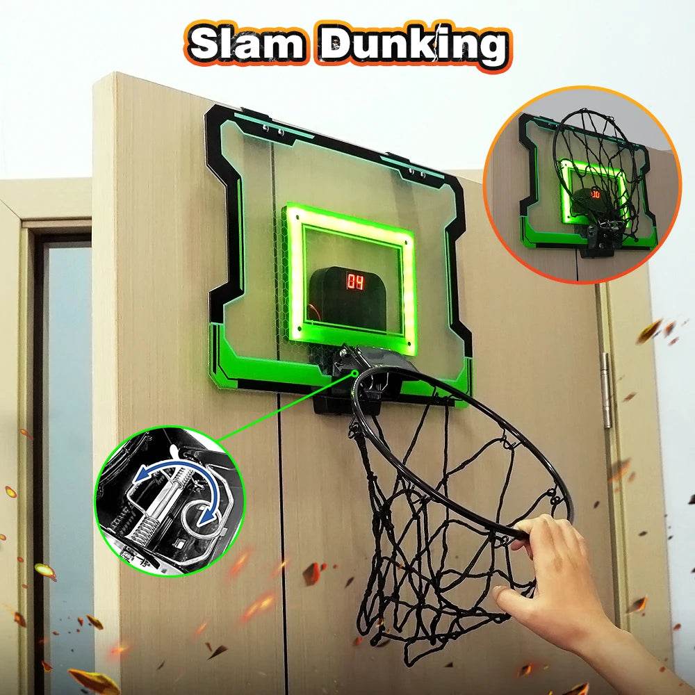 Top Mini Basketball Hoop With Electronic Scoreboard Kids - ToylandEU