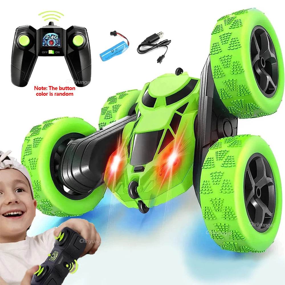 Top RC Stunt Car Double Sided Flip 360 Rotation For Kids - ToylandEU