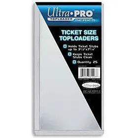  Toploader 3 3/8 by 7 1/4 Ticket Pack 25 Ultra Pro Quality -  ToylandEU™
