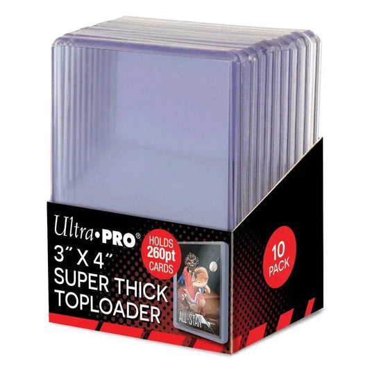  Toploader 3x4 260pt Card Protectors Pack of 10 Clear -  ToylandEU™