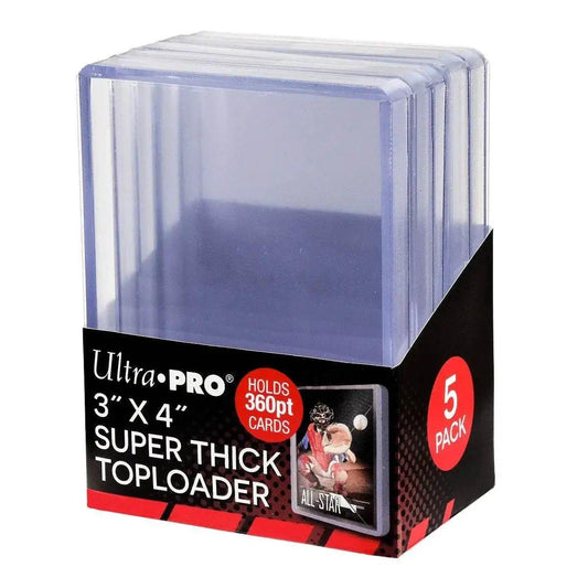  Toploader 3x4 360pt Card Protector Rigid Plastic Pack of 5 -  ToylandEU™