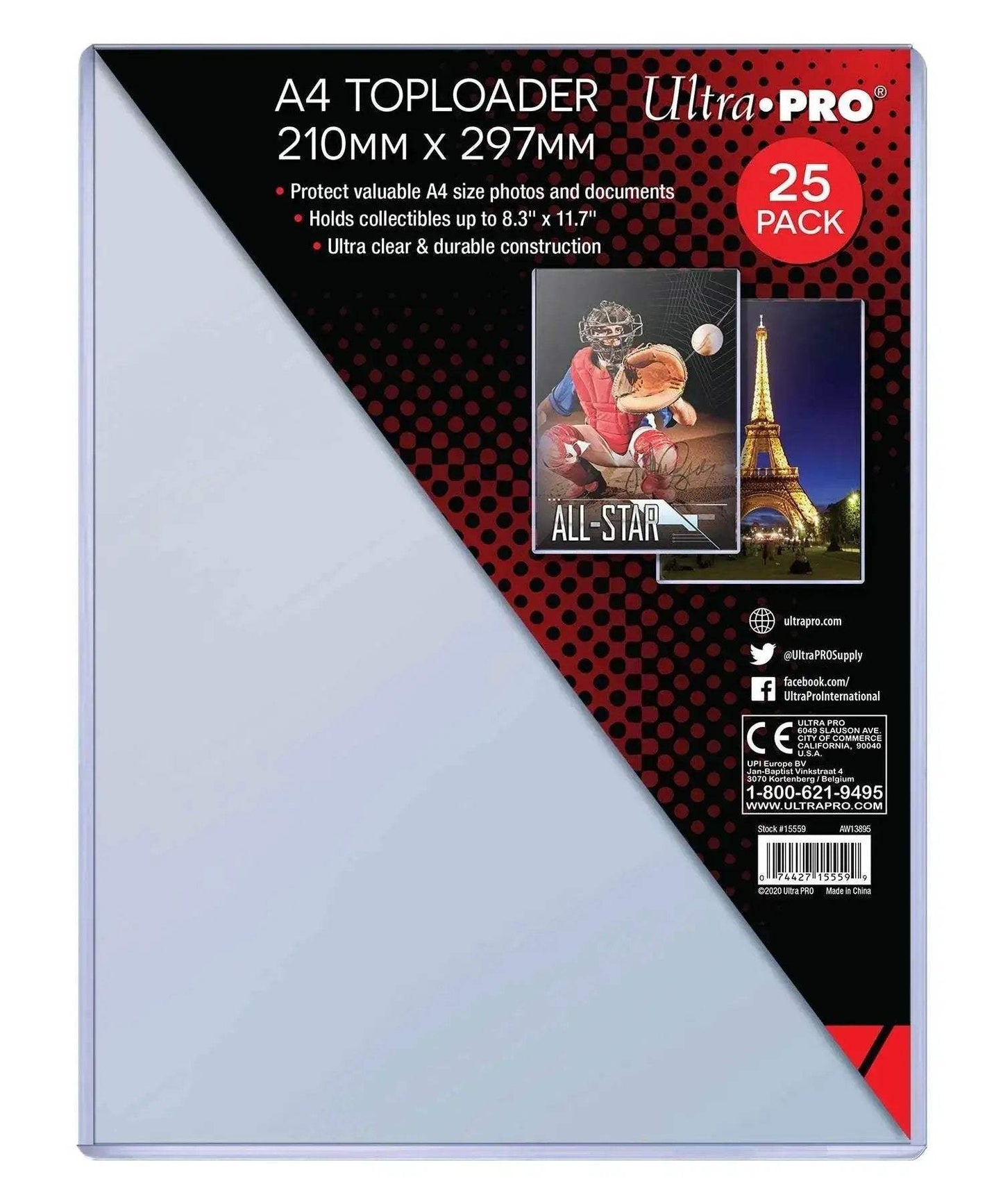  Toploader A4 Size 210mm By 297mm 25 Per Pack Keeps Photos -  ToylandEU™