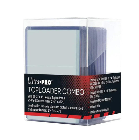  Toploader Combo Card Storage With 25 Sleeves And Toploaders -  ToylandEU™