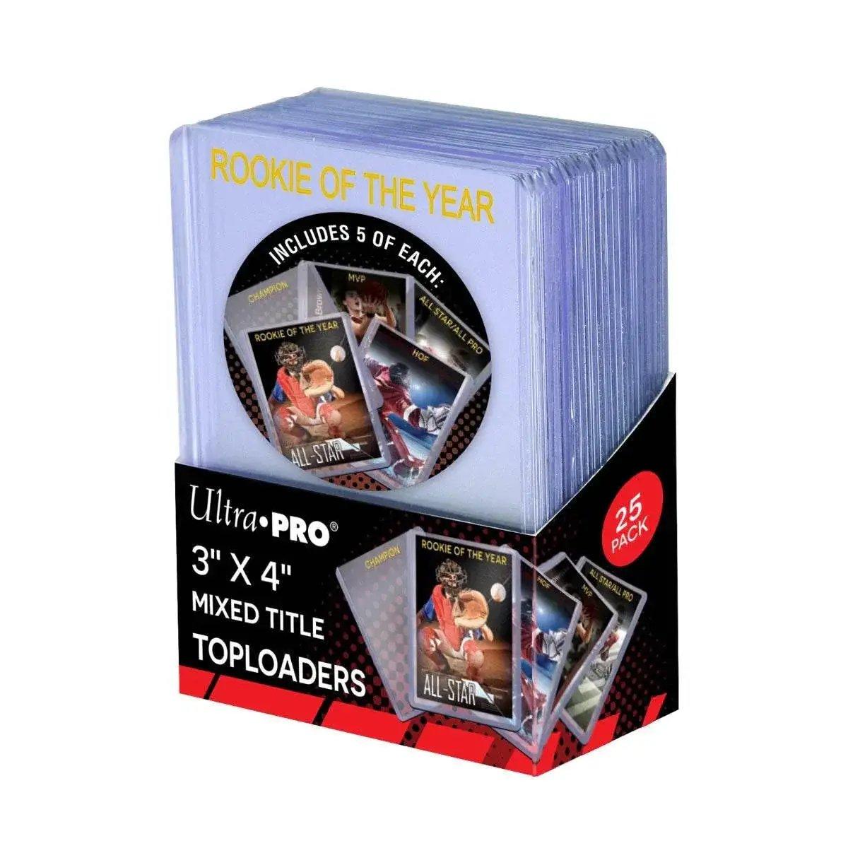  Gold Foil 3x4 Toploaders Mixed Title For Cards 25 Count -  ToylandEU™