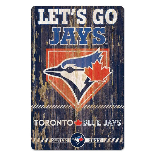  Toronto Blue Jays 11x17 Wood Slogan Sign Decor Colors -  ToylandEU™