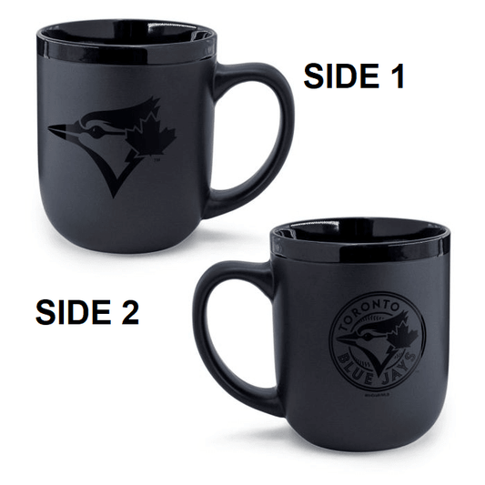 Toronto Blue Jays 17oz Matte Black Ceramic Coffee Mug - ToylandEU