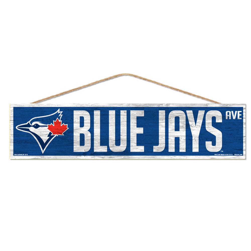 Toronto Blue Jays 4x17 Wood Sign Avenue Design Order - ToylandEU