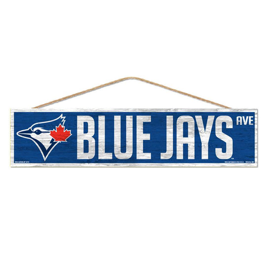 Toronto Blue Jays 4x17 Wood Sign Avenue Design Order - ToylandEU