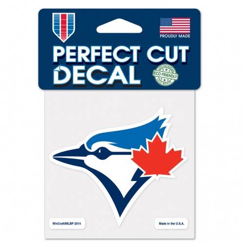 Toronto Blue Jays Car Decal 4x4 Perfect Cut Color Sticker - ToylandEU