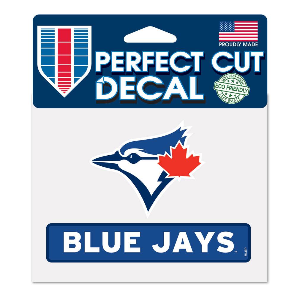 Toronto Blue Jays Decal 4.5x5.75 Perfect Cut Color USA Made - ToylandEU
