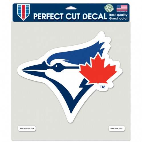 Toronto Blue Jays Decal 8x8 Perfect Cut Color Logo Design - ToylandEU