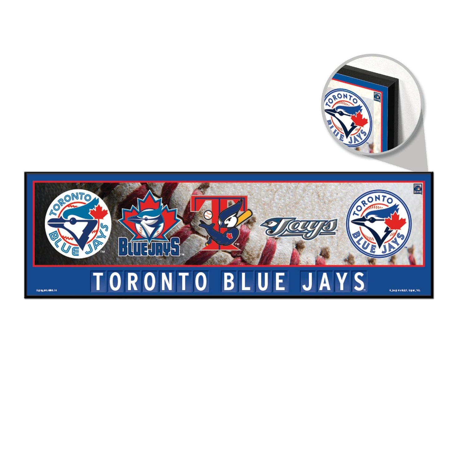Toronto Blue Jays Sign 9x30 Wood Evolution Display - ToylandEU
