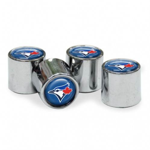 Toronto Blue Jays Valve Stem Caps Domed Logo Emblem - ToylandEU