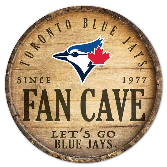  Toronto Blue Jays Wood Sign Round Barrel Top 14 Inch Decor -  ToylandEU™
