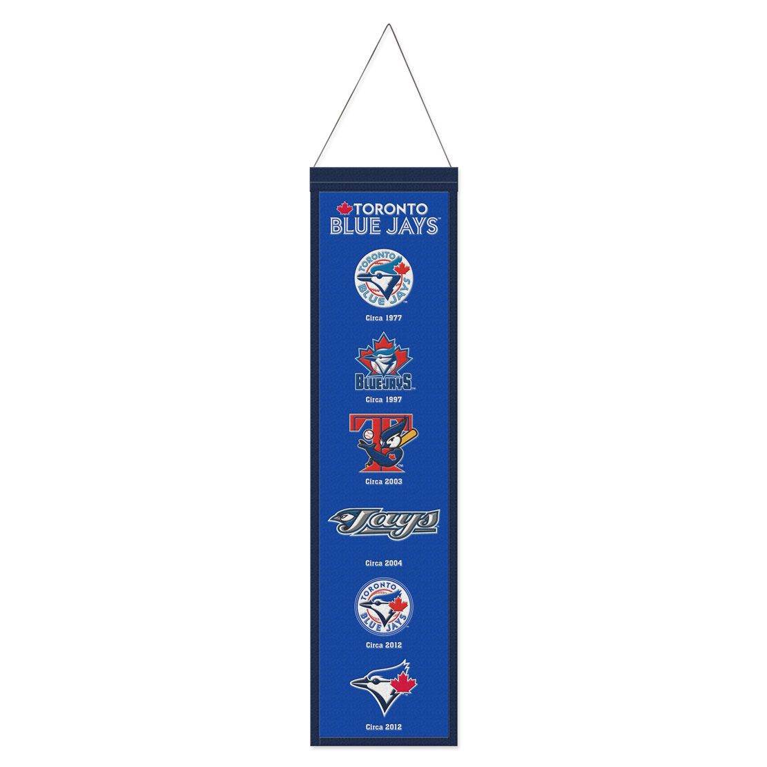Toronto Blue Jays Wool Banner 8x32 Heritage Evolution Design - ToylandEU