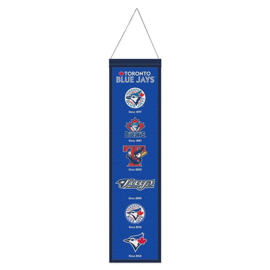 Toronto Blue Jays Wool Banner 8x32 Heritage Evolution Design - ToylandEU