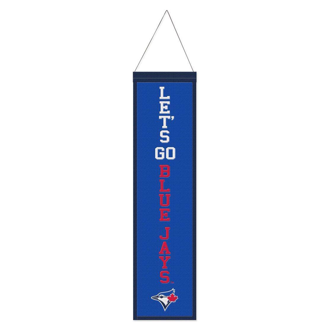 Toronto Blue Jays Wool Banner 8x32 Heritage Slogan Wincraft - ToylandEU
