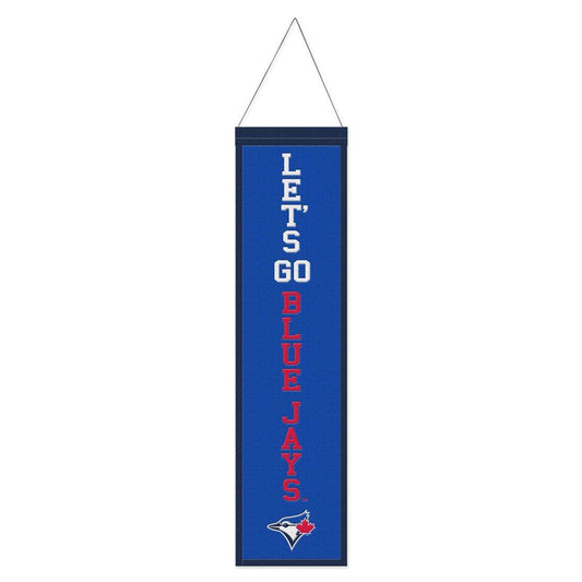 Toronto Blue Jays Wool Banner 8x32 Heritage Slogan Wincraft - ToylandEU