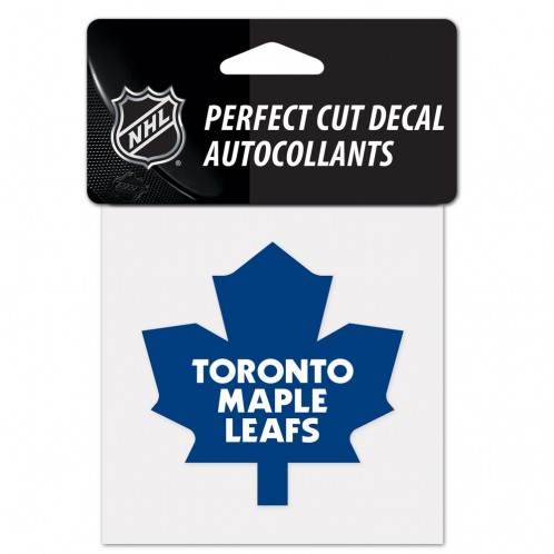 Toronto Maple Leafs 4x4 Perfect Cut Color Vinyl Decal - ToylandEU