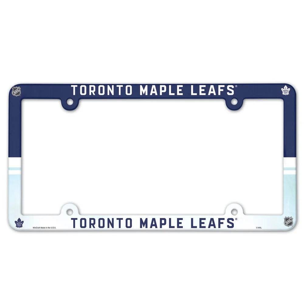 Toronto Maple Leafs License Plate Frame Full Color Plastic - ToylandEU