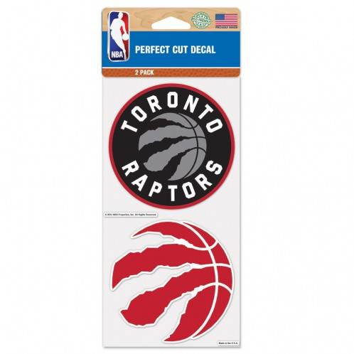 Toronto Raptors 4x4 Decal Twin Pack Outdoor Vinyl Premium - ToylandEU