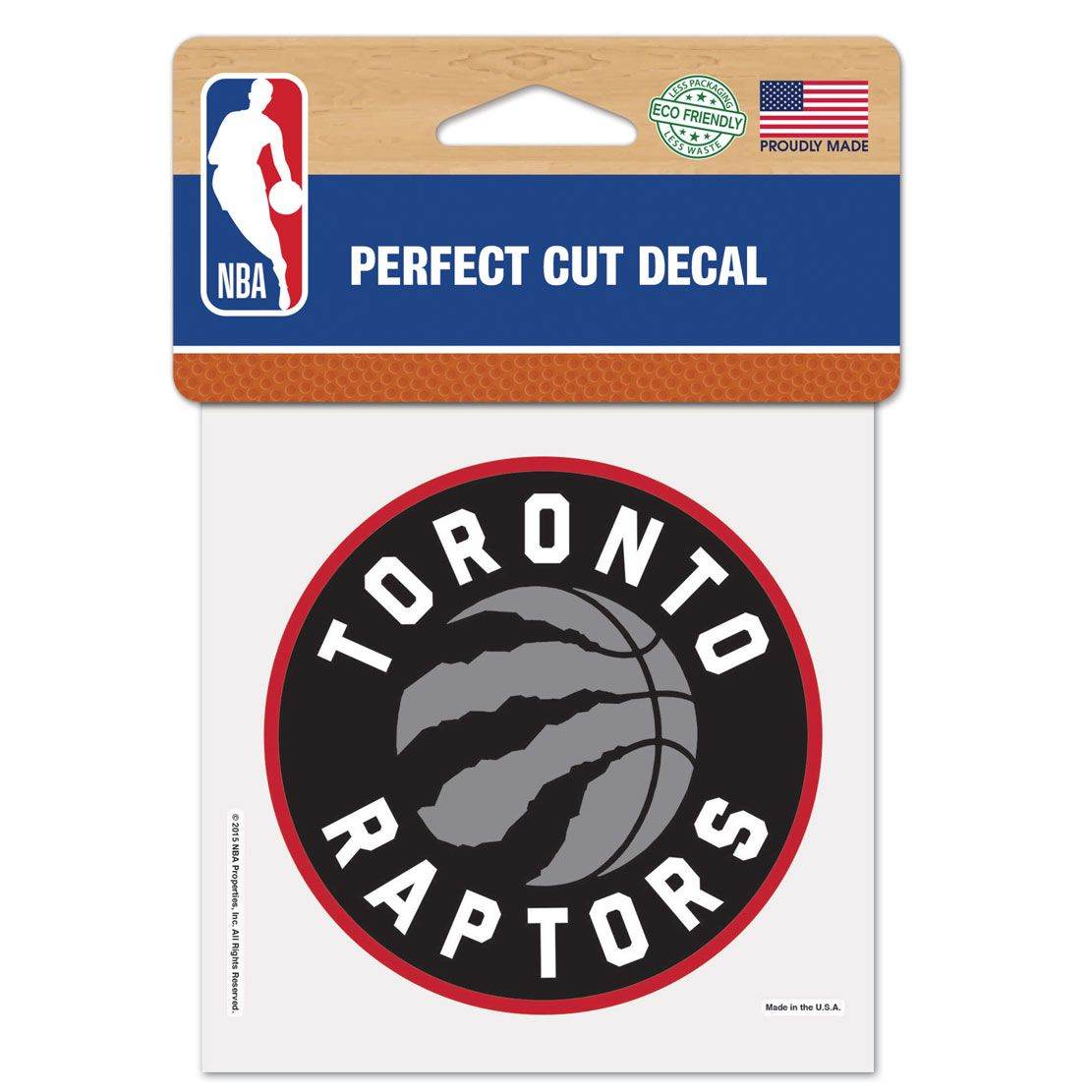 Toronto Raptors 4x4 Perfect Cut Color Decal Special Order - ToylandEU