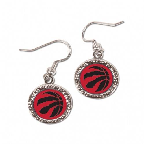Toronto Raptors Round Style Earrings Special Order - ToylandEU
