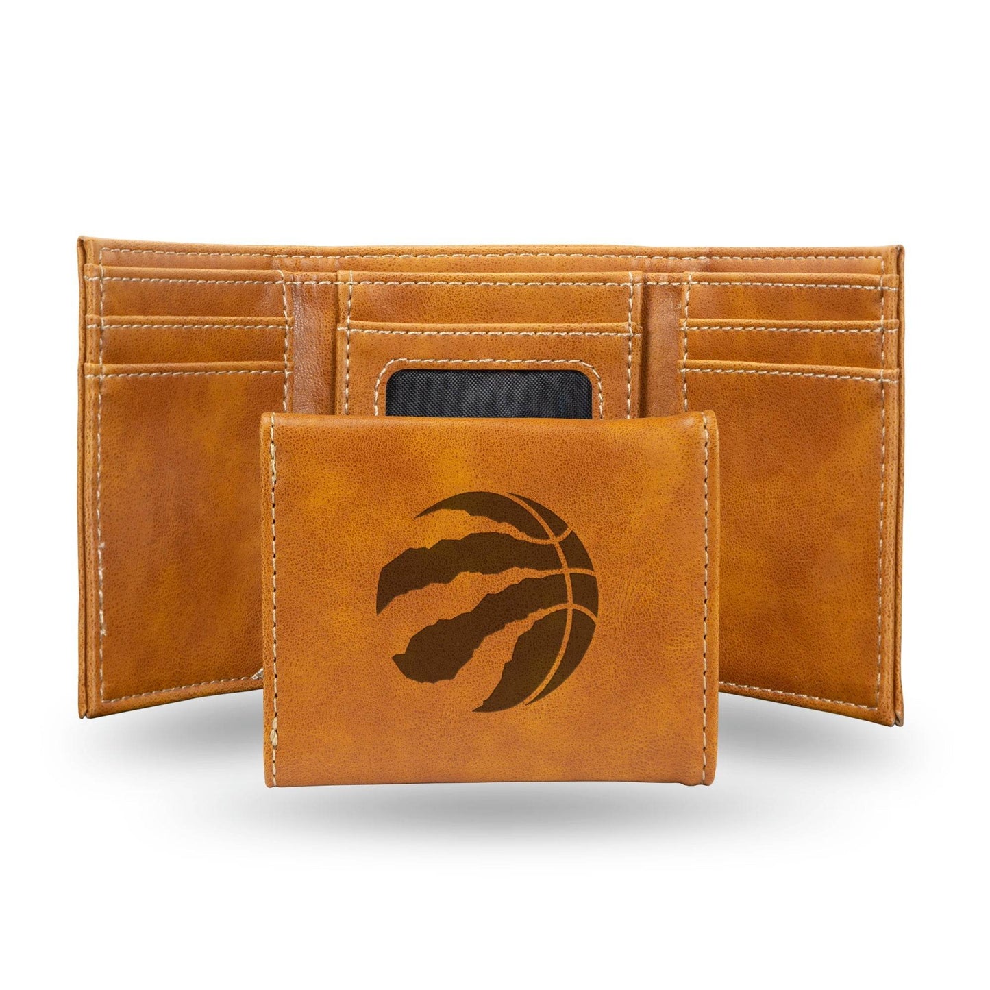 Toronto Raptors Trifold Wallet Laser Engraved Leather Gift - ToylandEU