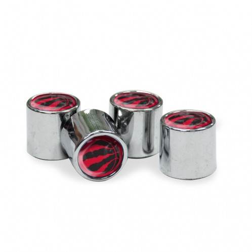 Toronto Raptors Valve Stem Caps Set of 4 Universal Fit - ToylandEU
