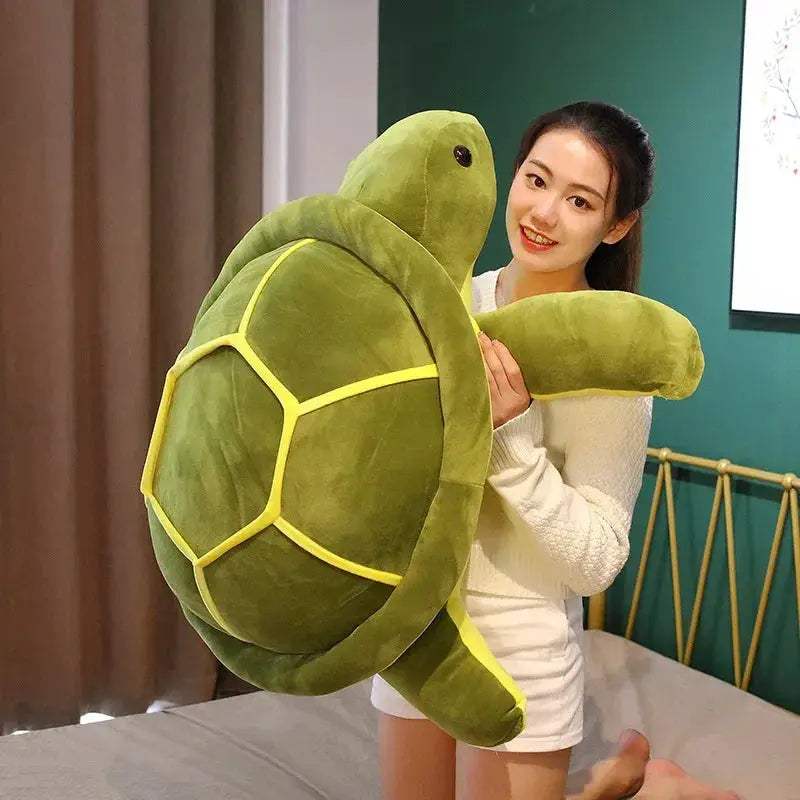 Tortoise Plush Toy Soft Kawaii Sea Turtle Pillow Birthday Gift - ToylandEU
