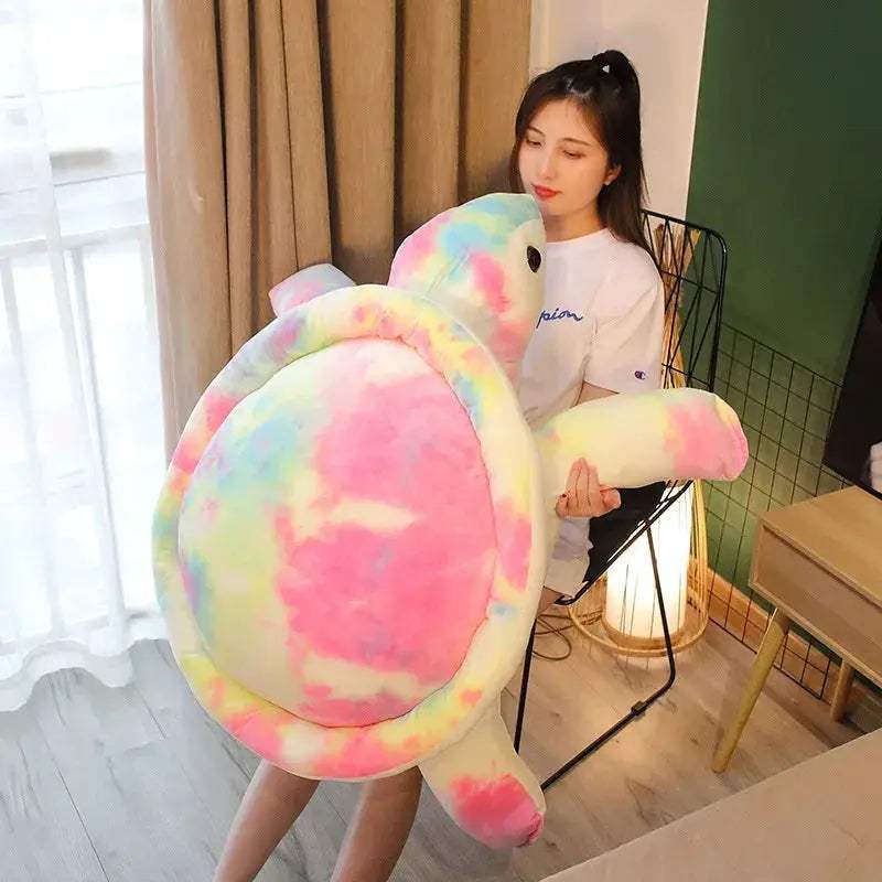 Tortoise Plush Toy Soft Kawaii Sea Turtle Pillow Birthday Gift - ToylandEU