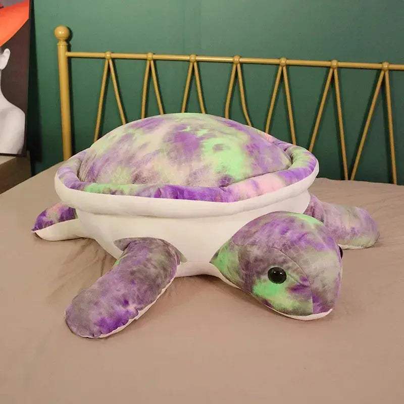 Tortoise Plush Toy Soft Kawaii Sea Turtle Pillow Birthday Gift - ToylandEU
