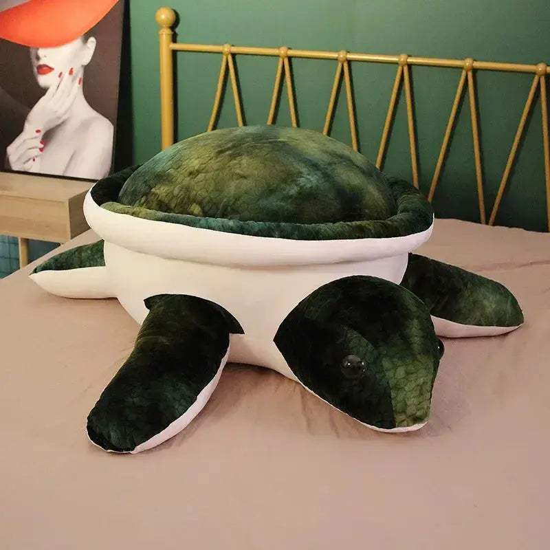 Tortoise Plush Toy Soft Kawaii Sea Turtle Pillow Birthday Gift - ToylandEU