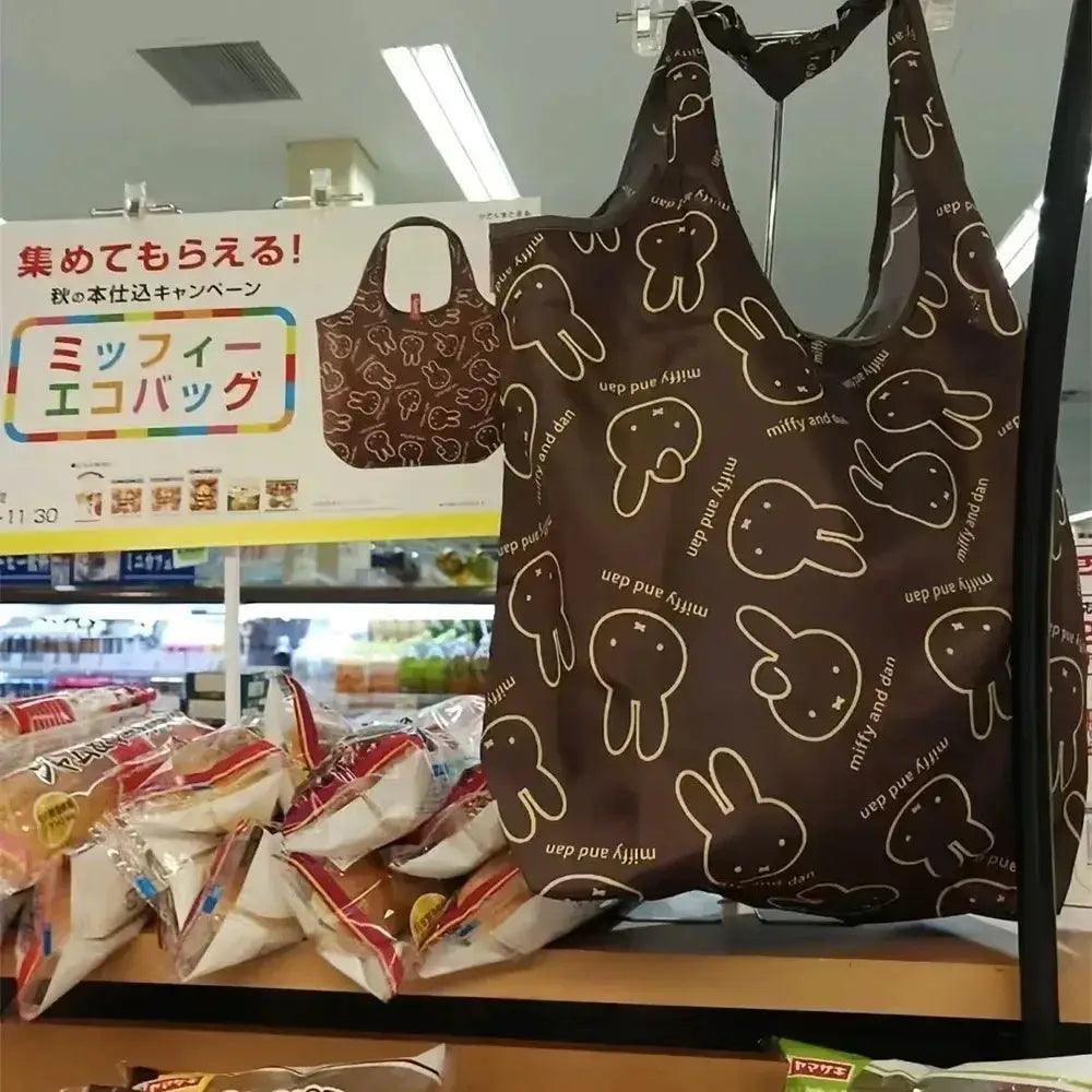  Miffy Kawaii Foldable Shopping Tote Bag High Capacity -  ToylandEU™